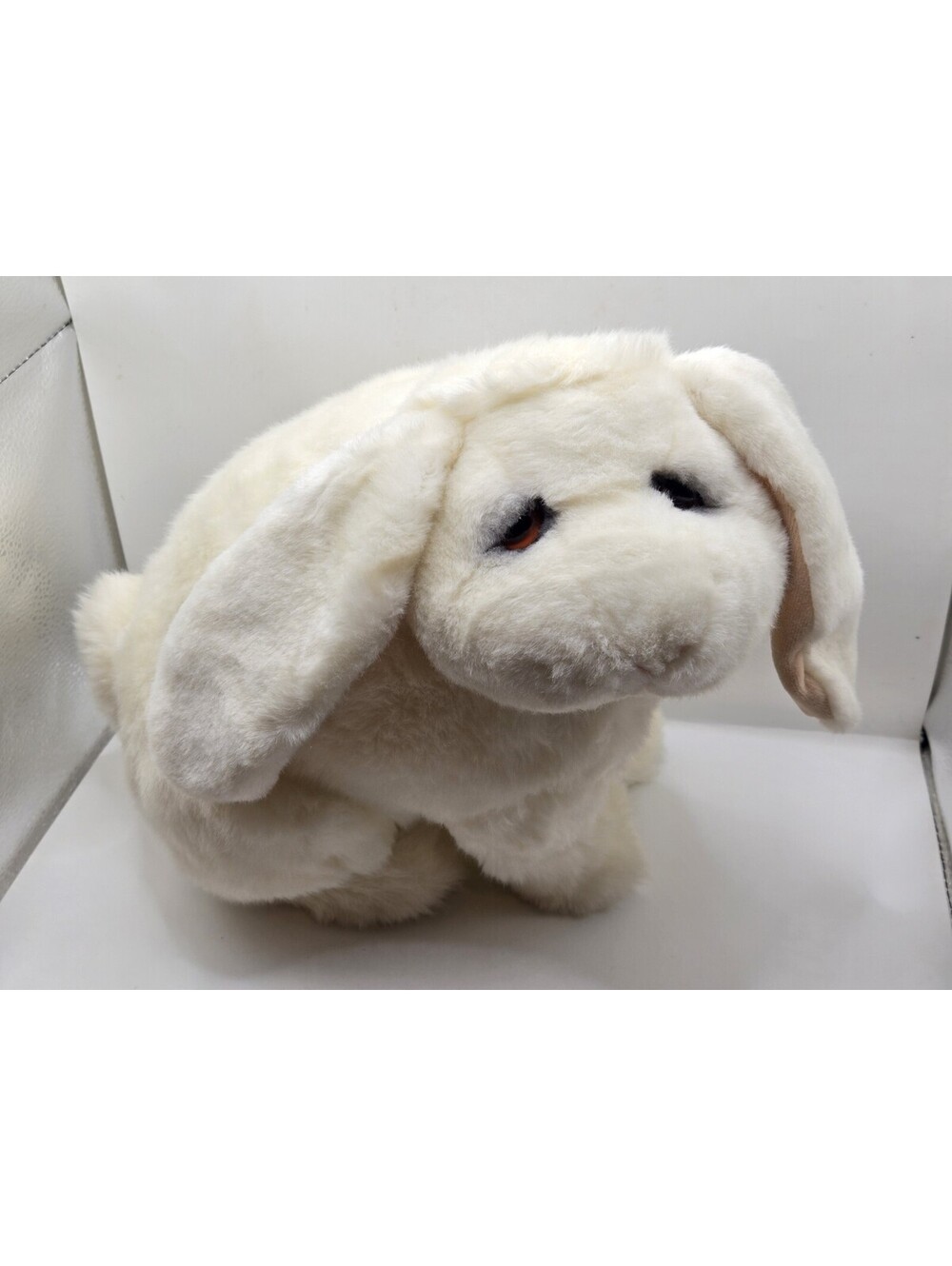 Vintage Dakin Lou Rankin Friends White Bunny Rabbit Byron Plush Stuffed Animal